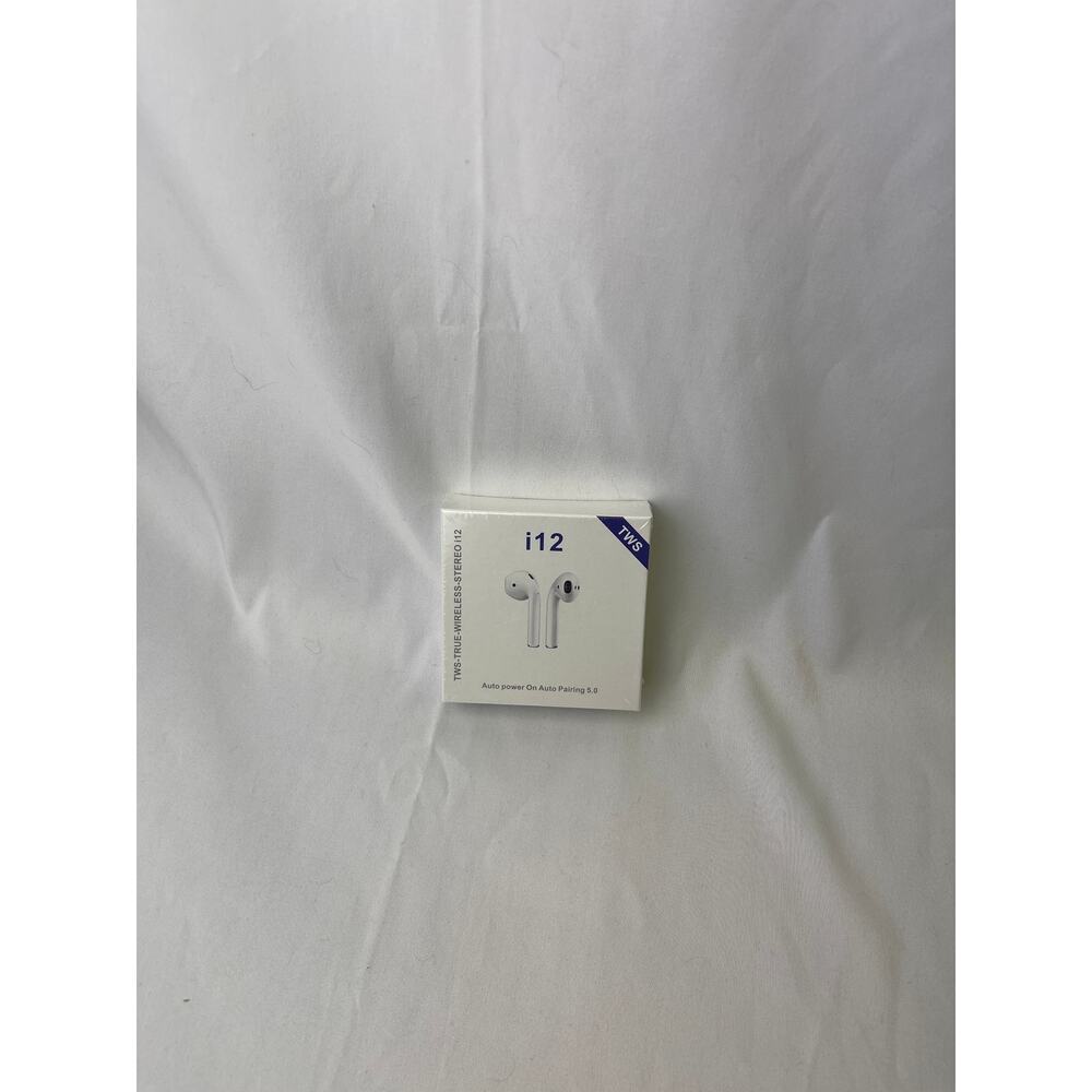 TWS i12 True Wireless Stereo Earbuds White BLuetooth 5.0 Auto Power On/Paring